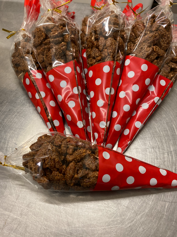 Candied Pecans - 4 oz Cone